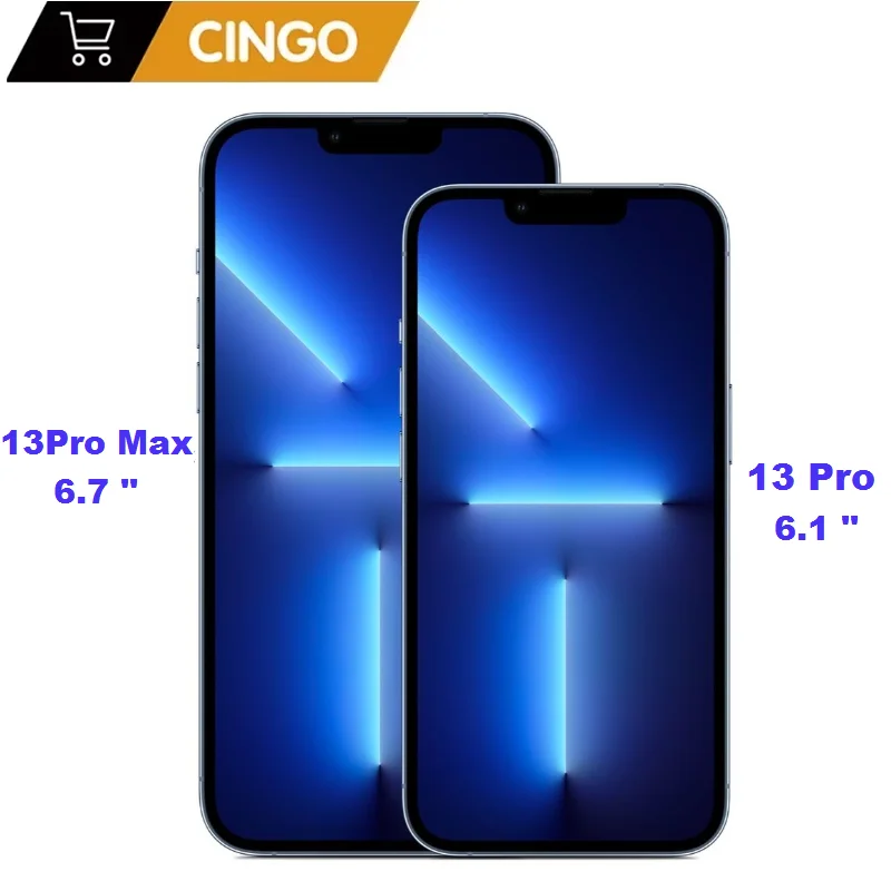Apple iPhone 13 Pro / 13 Pro max 128 Go 256 Go ROM A15 Face ID Écran OLED 6,1" Caméra 12 MP iphone 13pro 13 pro max