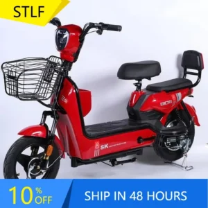Zuimi haut de gamme 48V 350W cyclomoteur électrique Scooter 14 pouces pneu sous vide 2 places vélo électrique vélo électrique pour adultes